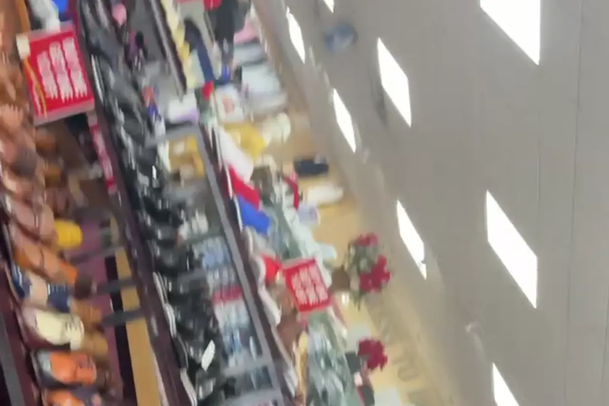 A product picked up off the shelf in a shop.